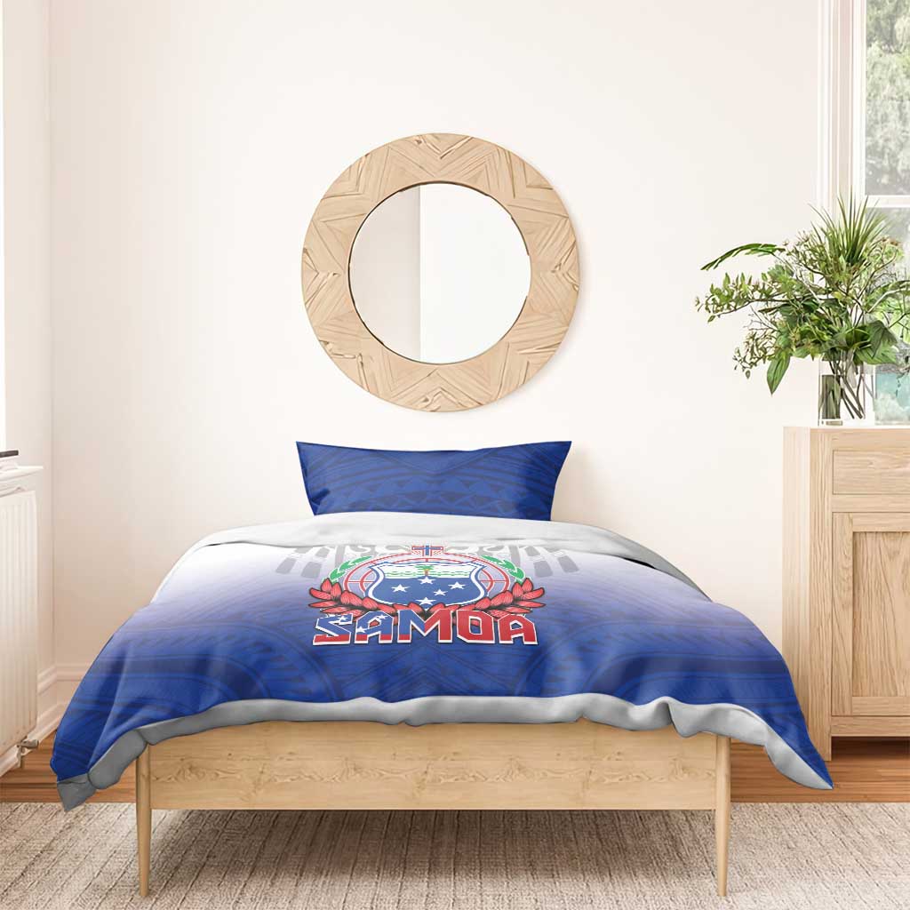 Samoa Rugby 2024 Pacific Bedding Set Go Manu Samoa