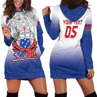 Custom Samoa Rugby 2024 Pacific Hoodie Dress Go Manu Samoa LT05 - Polynesian Pride