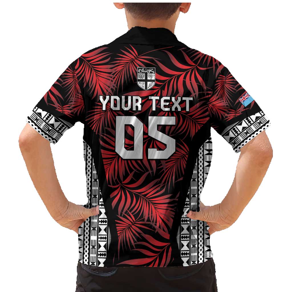 Custom Flying Fijians Rugby 2024 Pacific Family Matching Mermaid Dress and Hawaiian Shirt Go Fiji LT05 - Polynesian Pride