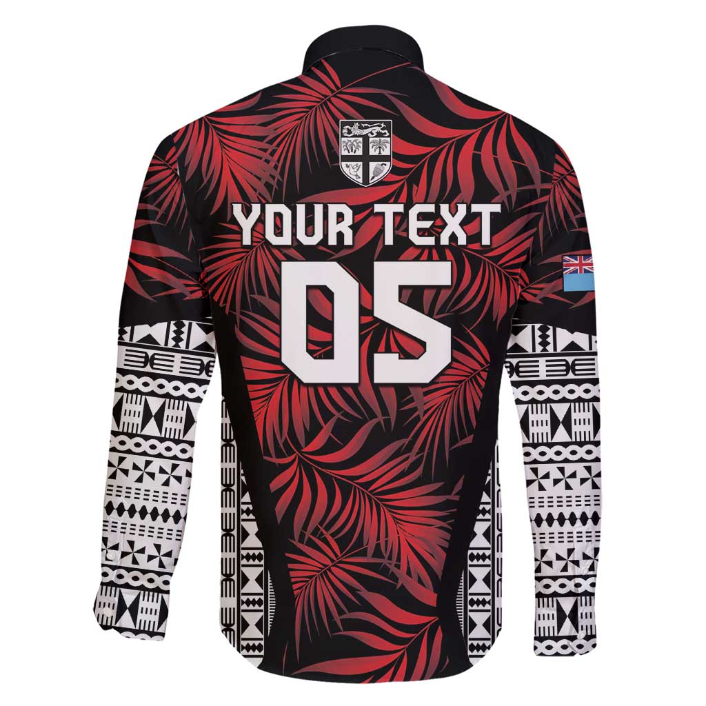 Custom Flying Fijians Rugby 2024 Pacific Family Matching Short Sleeve Bodycon Dress and Hawaiian Shirt Go Fiji LT05 - Polynesian Pride