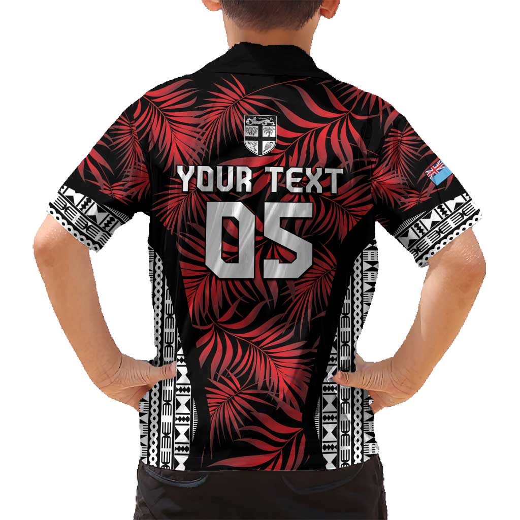 Custom Flying Fijians Rugby 2024 Pacific Family Matching Summer Maxi Dress and Hawaiian Shirt Go Fiji LT05 - Polynesian Pride