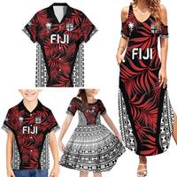 Custom Flying Fijians Rugby 2024 Pacific Family Matching Summer Maxi Dress and Hawaiian Shirt Go Fiji LT05 - Polynesian Pride