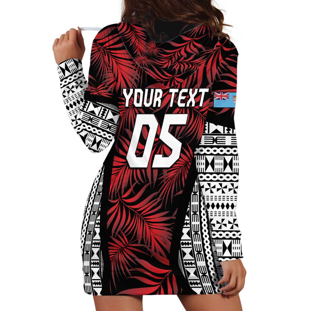 Custom Flying Fijians Rugby 2024 Pacific Hoodie Dress Go Fiji LT05 - Polynesian Pride