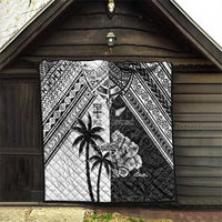 New Zealand And Fiji Rugby 2024 Quilt Maori Kiwi With Fijian Palm Tree LT05 - Polynesian Pride