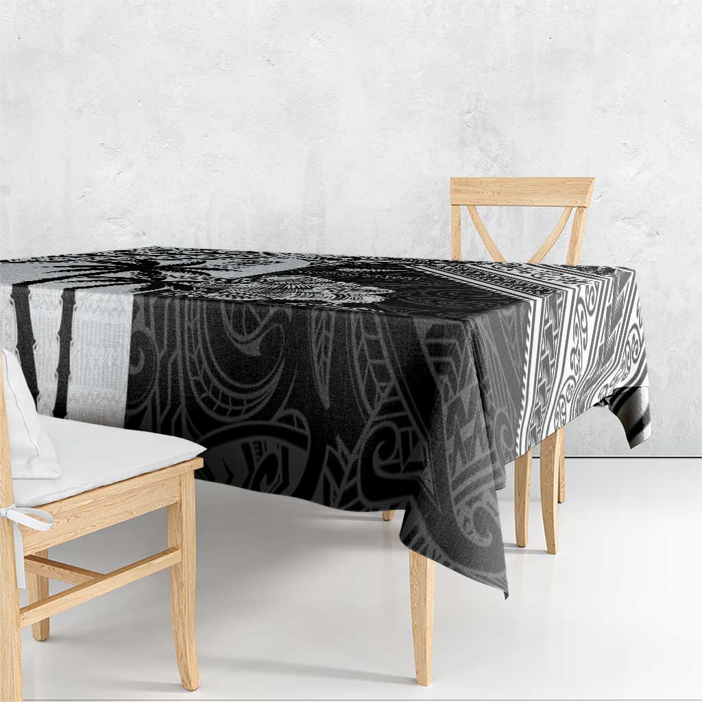 New Zealand And Fiji Rugby 2024 Tablecloth Maori Kiwi With Fijian Palm Tree LT05 - Polynesian Pride