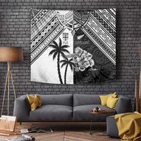 New Zealand And Fiji Rugby 2024 Tapestry Maori Kiwi With Fijian Palm Tree LT05 - Polynesian Pride