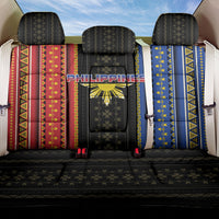 Philippines Filipinos Back Car Seat Cover Igorot Tribal Inspiration Pattern Style LT05 One Size Black - Polynesian Pride