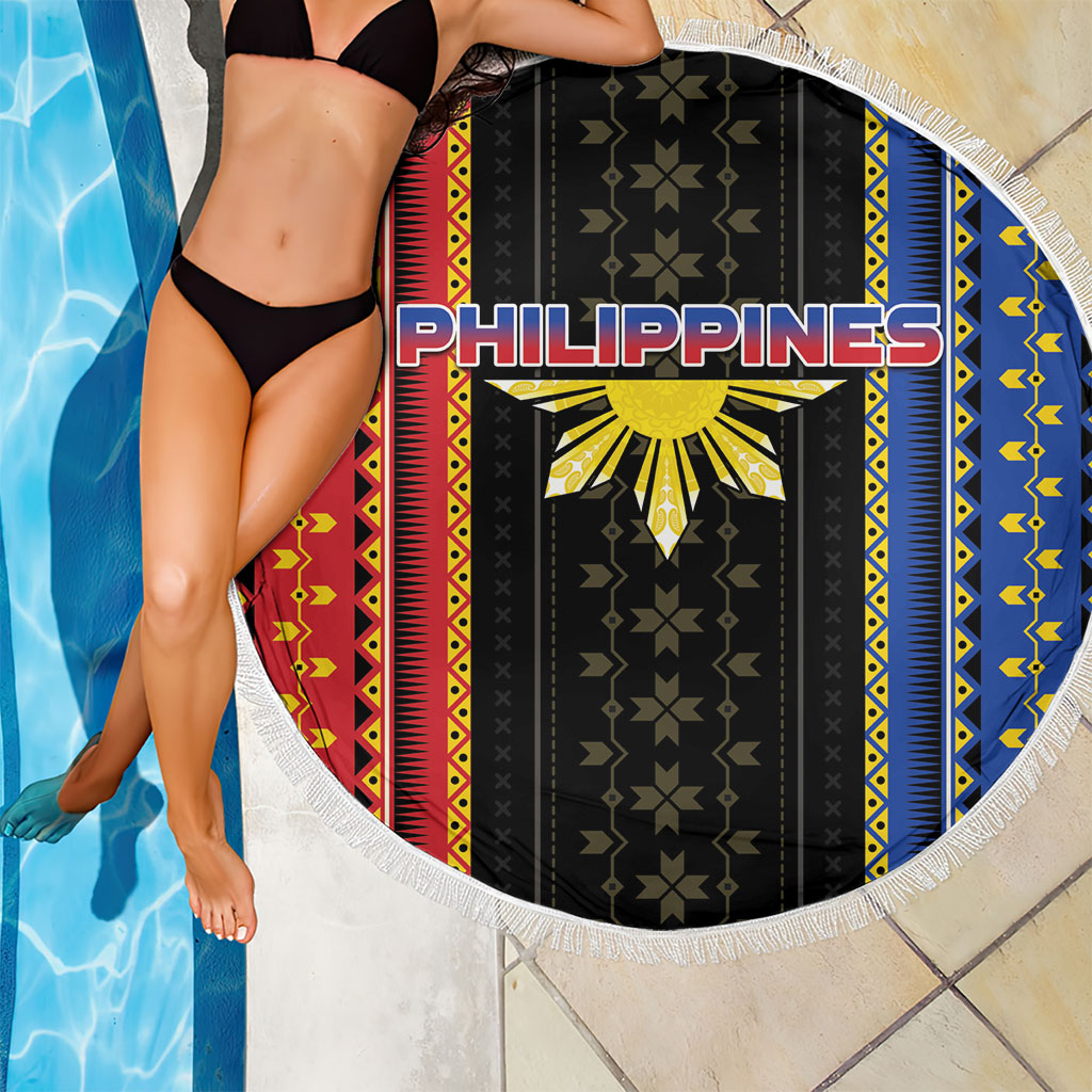 Philippines Filipinos Beach Blanket Igorot Tribal Inspiration Pattern Style LT05 - Polynesian Pride