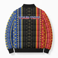 Personalised Philippines Filipinos Bomber Puffer Jacket Igorot Tribal Inspiration Pattern Style LT05 - Polynesian Pride