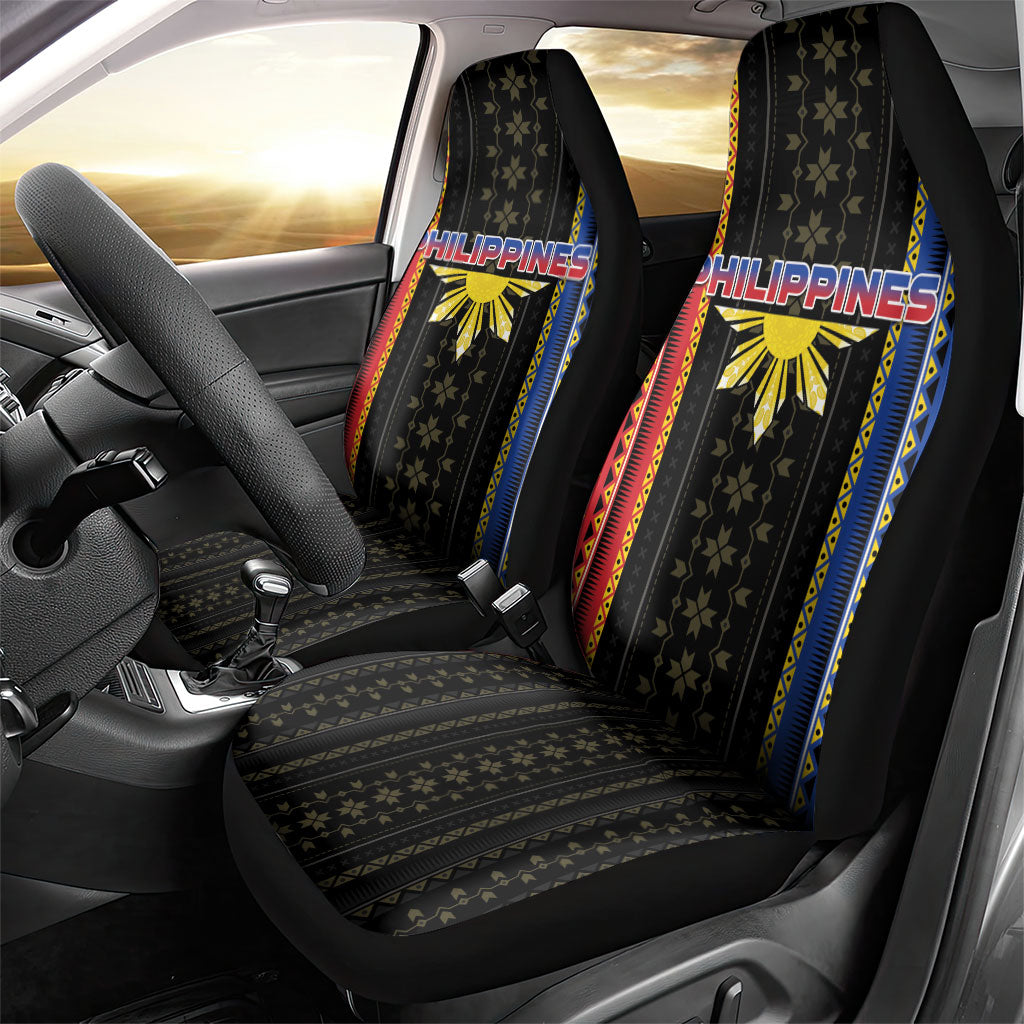 Philippines Filipinos Car Seat Cover Igorot Tribal Inspiration Pattern Style LT05 - Polynesian Pride
