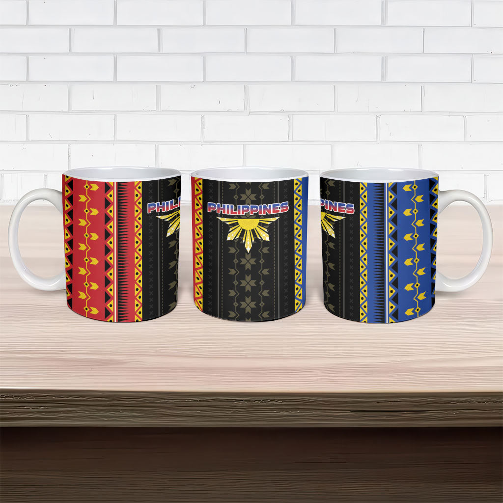 Philippines Filipinos Ceramic Mug Igorot Tribal Inspiration Pattern Style LT05 - Polynesian Pride