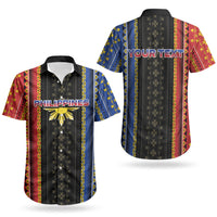 Personalised Philippines Filipinos Couples Matching Summer Maxi Dress and Hawaiian Shirt Igorot Tribal Inspiration Pattern Style LT05 - Polynesian Pride