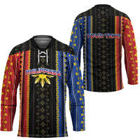 Personalised Philippines Filipinos Hockey Jersey Igorot Tribal Inspiration Pattern Style LT05 - Polynesian Pride