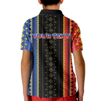 Personalised Philippines Filipinos Kid Polo Shirt Igorot Tribal Inspiration Pattern Style LT05 - Polynesian Pride