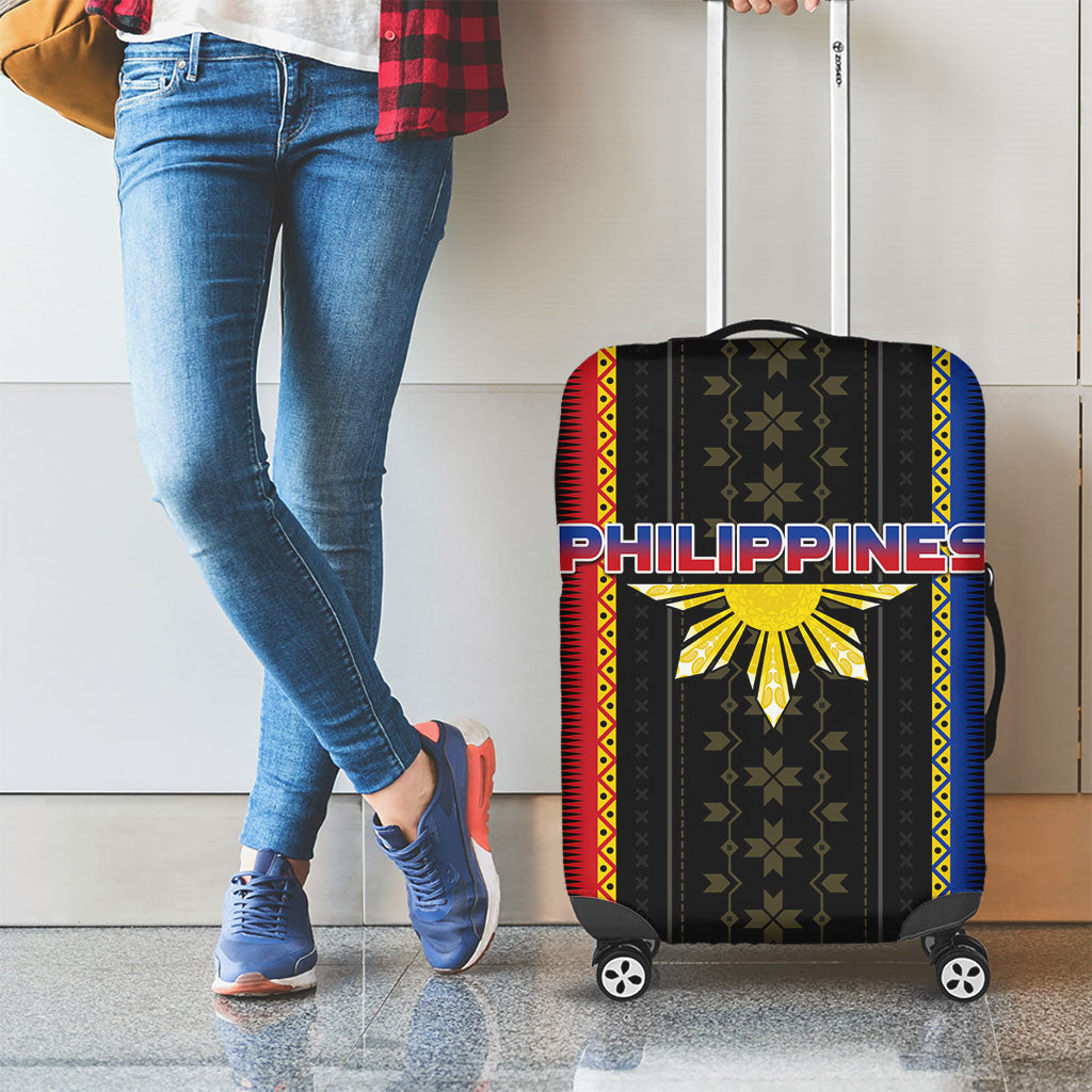 Philippines Filipinos Luggage Cover Igorot Tribal Inspiration Pattern Style LT05 - Polynesian Pride
