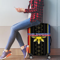 Philippines Filipinos Luggage Cover Igorot Tribal Inspiration Pattern Style LT05 - Polynesian Pride