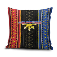 Philippines Filipinos Pillow Cover Igorot Tribal Inspiration Pattern Style LT05 Black - Polynesian Pride