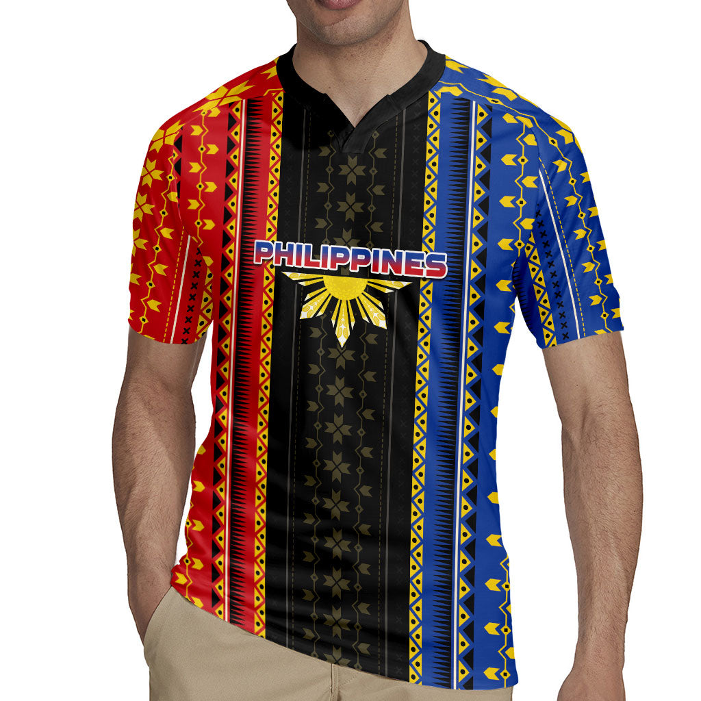 Personalised Philippines Filipinos Rugby Jersey Igorot Tribal Inspiration Pattern Style LT05 - Polynesian Pride