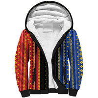 Personalised Philippines Filipinos Sherpa Hoodie Igorot Tribal Inspiration Pattern Style LT05 Unisex Black - Polynesian Pride