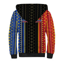 Personalised Philippines Filipinos Sherpa Hoodie Igorot Tribal Inspiration Pattern Style LT05 - Polynesian Pride