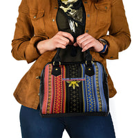 Philippines Filipinos Shoulder Handbag Igorot Tribal Inspiration Pattern Style LT05 - Polynesian Pride