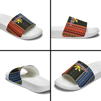 Philippines Filipinos Slide Sandals Igorot Tribal Inspiration Pattern Style LT05 - Polynesian Pride
