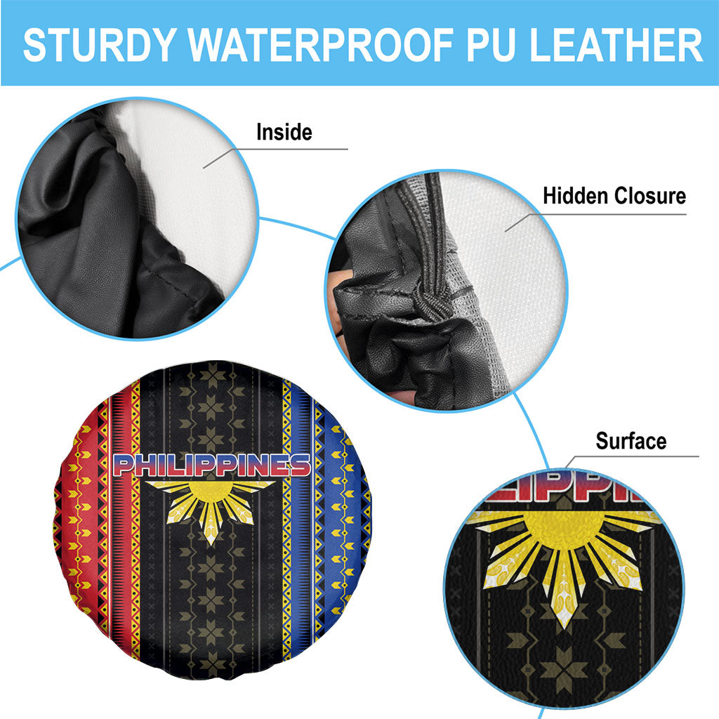 Philippines Filipinos Spare Tire Cover Igorot Tribal Inspiration Pattern Style LT05 - Polynesian Pride