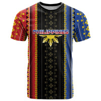 Personalised Philippines Filipinos T Shirt Igorot Tribal Inspiration Pattern Style LT05 Black - Polynesian Pride
