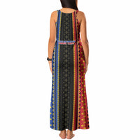 Personalised Philippines Filipinos Tank Maxi Dress Igorot Tribal Inspiration Pattern Style LT05 - Polynesian Pride