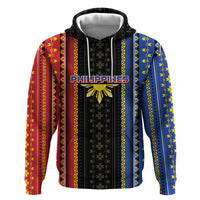 Personalised Philippines Filipinos Zip Hoodie Igorot Tribal Inspiration Pattern Style LT05 Pullover Hoodie Black - Polynesian Pride