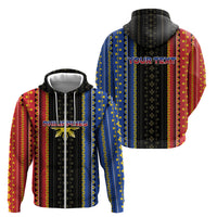 Personalised Philippines Filipinos Zip Hoodie Igorot Tribal Inspiration Pattern Style LT05 - Polynesian Pride
