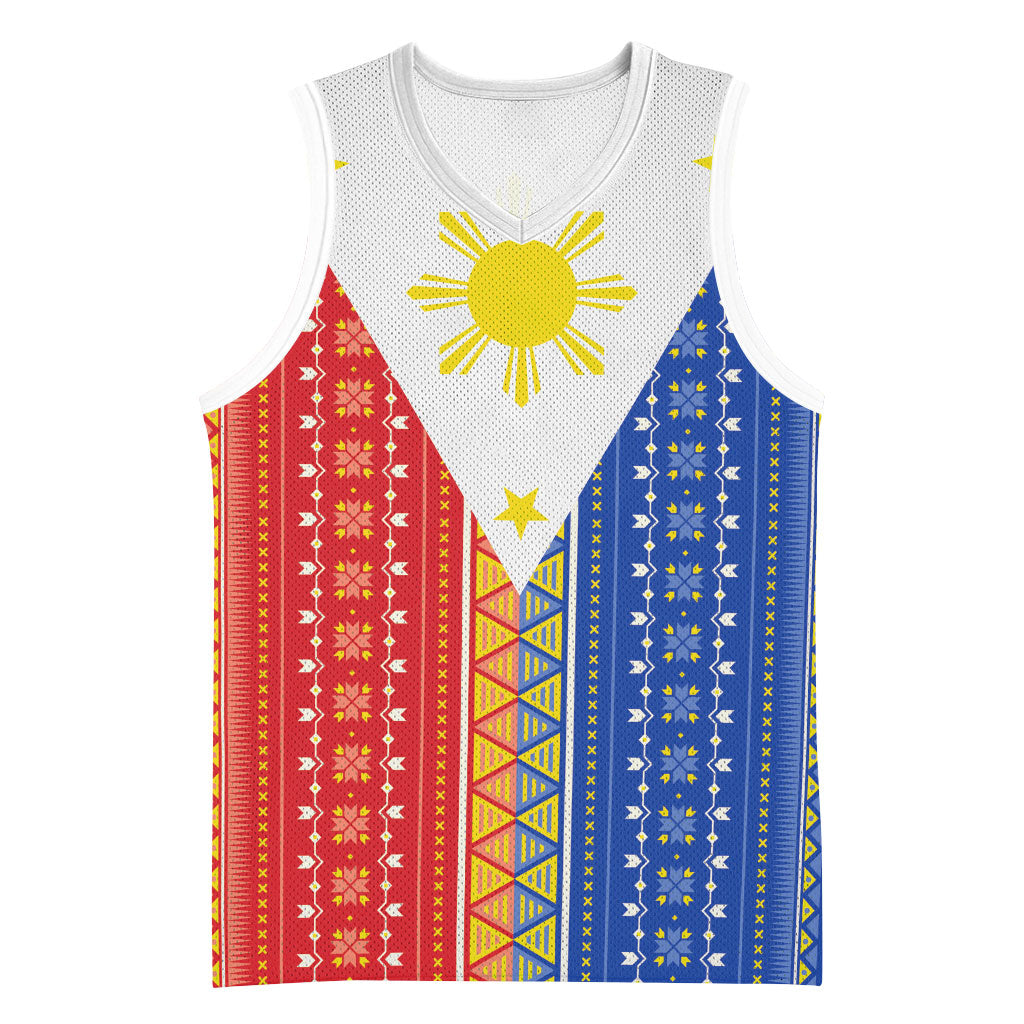 Philippines Sun Basketball Jersey Igorot Tribal Inspiration LT05 Unisex Colorful - Polynesian Pride