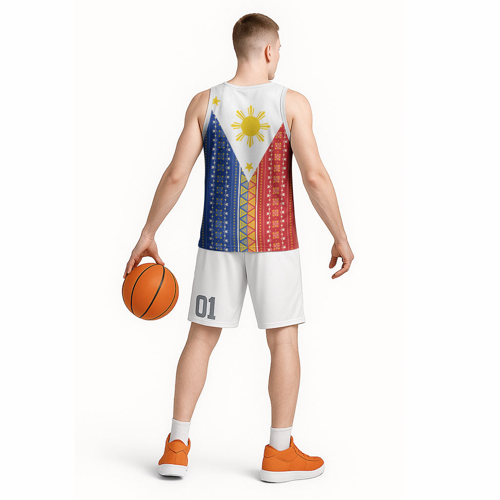 Philippines Sun Basketball Jersey Igorot Tribal Inspiration LT05 - Polynesian Pride
