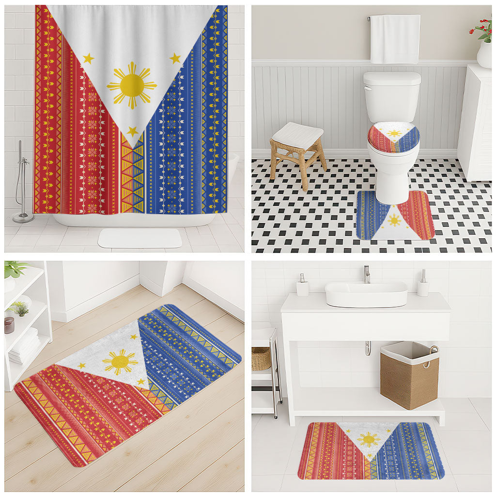 Philippines Sun Bathroom Set Igorot Tribal Inspiration LT05 - Polynesian Pride