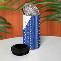 Philippines Sun 4 in 1 Can Cooler Tumbler Igorot Tribal Inspiration LT05 - Polynesian Pride