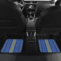 Philippines Sun Car Mats Igorot Tribal Inspiration LT05 Set 2pcs - Back Colorful - Polynesian Pride