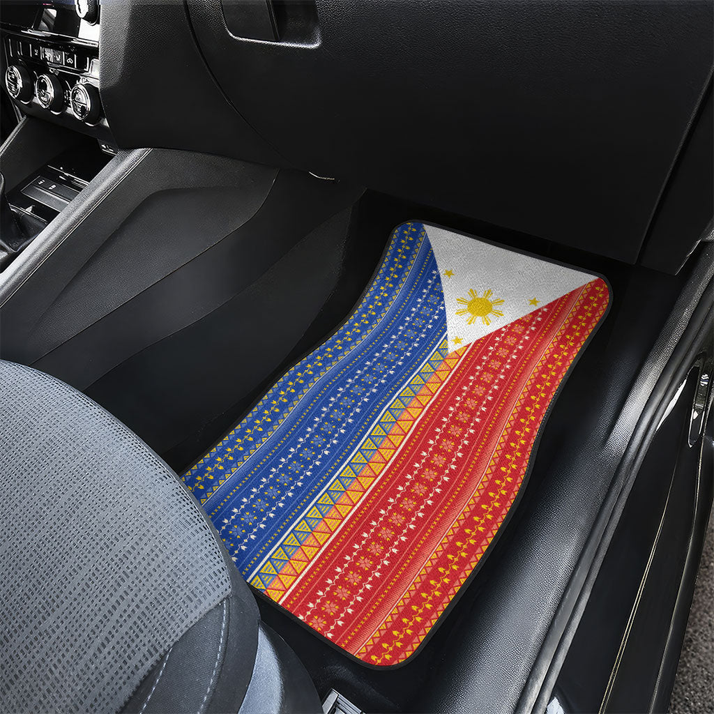 Philippines Sun Car Mats Igorot Tribal Inspiration LT05 - Polynesian Pride