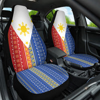 Philippines Sun Car Seat Cover Igorot Tribal Inspiration LT05 One Size Colorful - Polynesian Pride