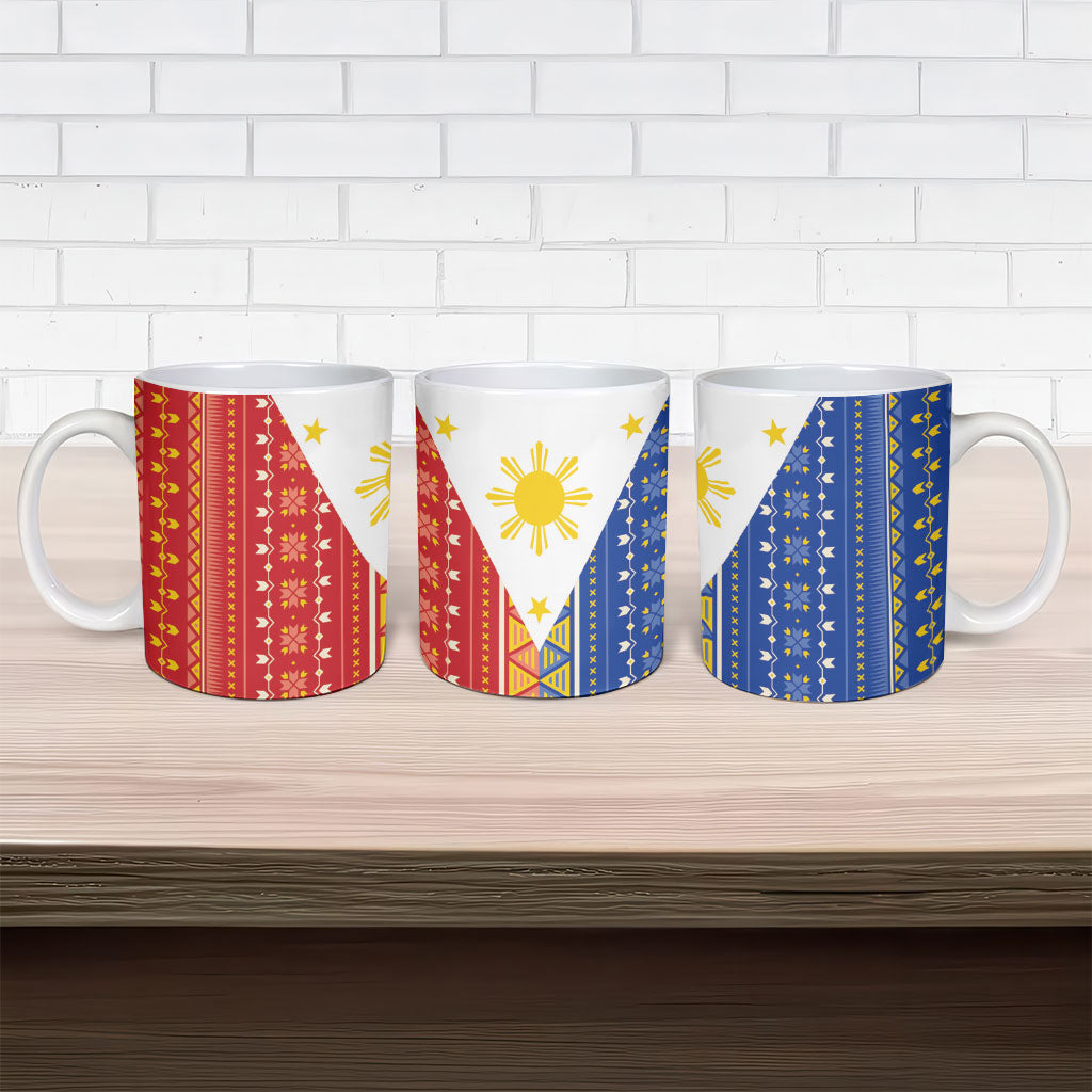 Philippines Sun Ceramic Mug Igorot Tribal Inspiration LT05 - Polynesian Pride