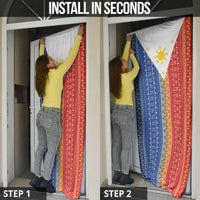 Philippines Sun Door Cover Igorot Tribal Inspiration LT05 - Polynesian Pride