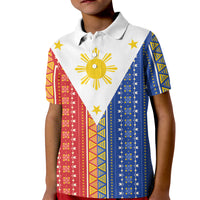 Philippines Sun Kid Polo Shirt Igorot Tribal Inspiration LT05 Kid Colorful - Polynesian Pride