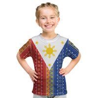 Philippines Sun Kid T Shirt Igorot Tribal Inspiration LT05 Colorful - Polynesian Pride