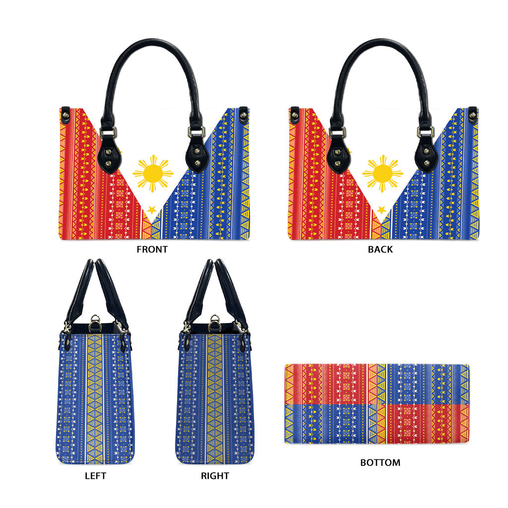 Philippines Sun Leather Bag Igorot Tribal Inspiration LT05 - Polynesian Pride
