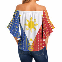 Philippines Sun Off Shoulder Wrap Waist Top Igorot Tribal Inspiration LT05 - Polynesian Pride
