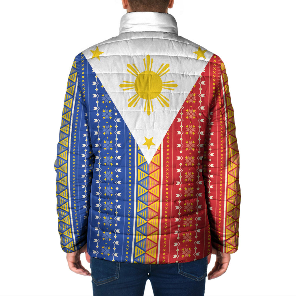 Philippines Sun Padded Jacket Igorot Tribal Inspiration LT05 - Polynesian Pride