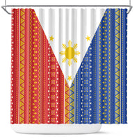 Philippines Sun Shower Curtain Igorot Tribal Inspiration LT05 Colorful - Polynesian Pride