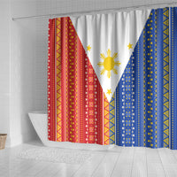 Philippines Sun Shower Curtain Igorot Tribal Inspiration LT05 - Polynesian Pride