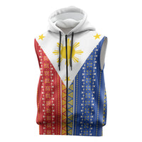 Philippines Sun Sleeveless Zip Hoodie Igorot Tribal Inspiration LT05 Colorful - Polynesian Pride