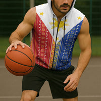 Philippines Sun Sleeveless Zip Hoodie Igorot Tribal Inspiration LT05 - Polynesian Pride