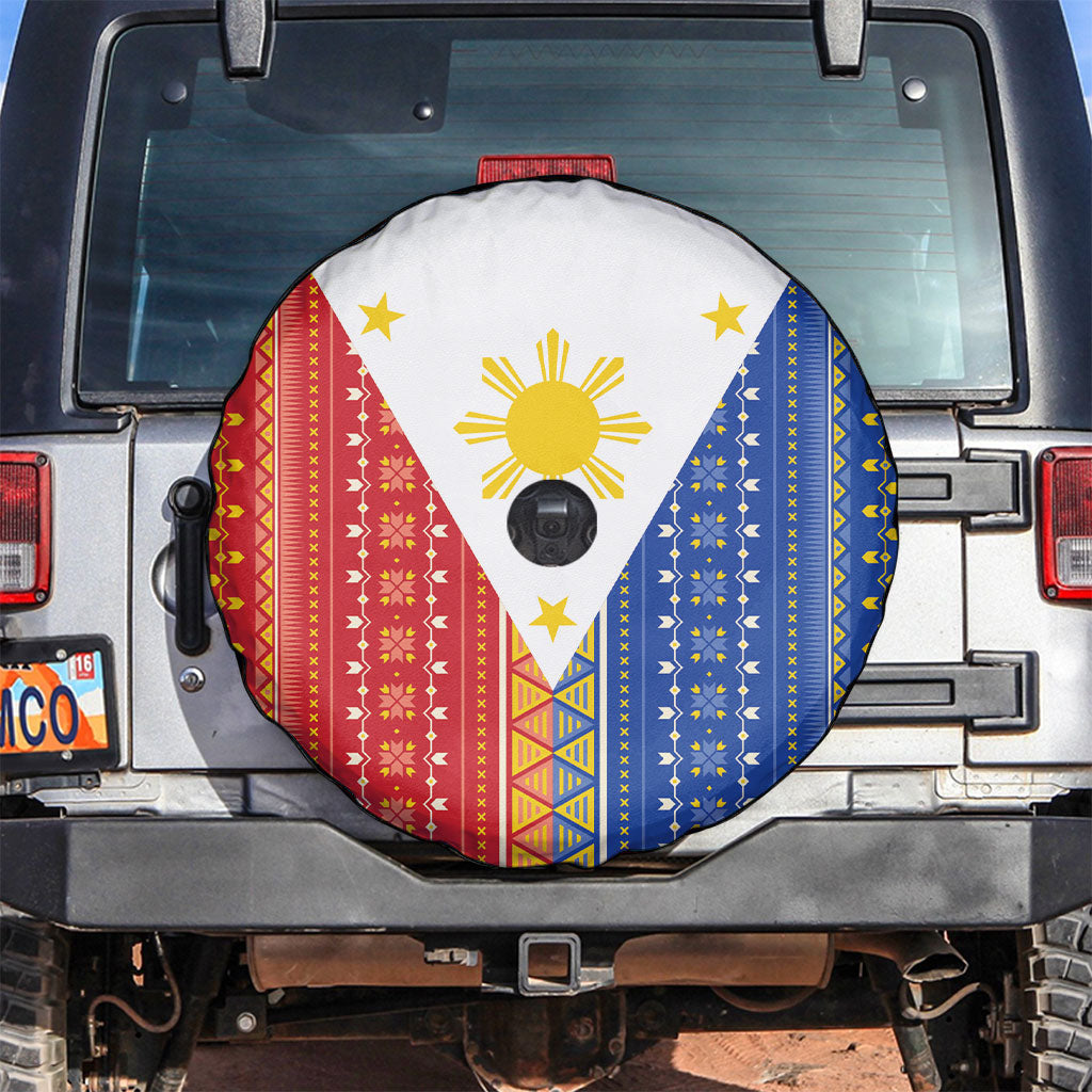 Philippines Sun Spare Tire Cover Igorot Tribal Inspiration LT05 Colorful - Polynesian Pride